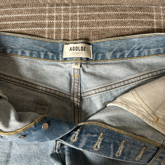 AGOLDE denim shorts size 29. Bought from revolve. NWOT. - Picture 4 of 4
